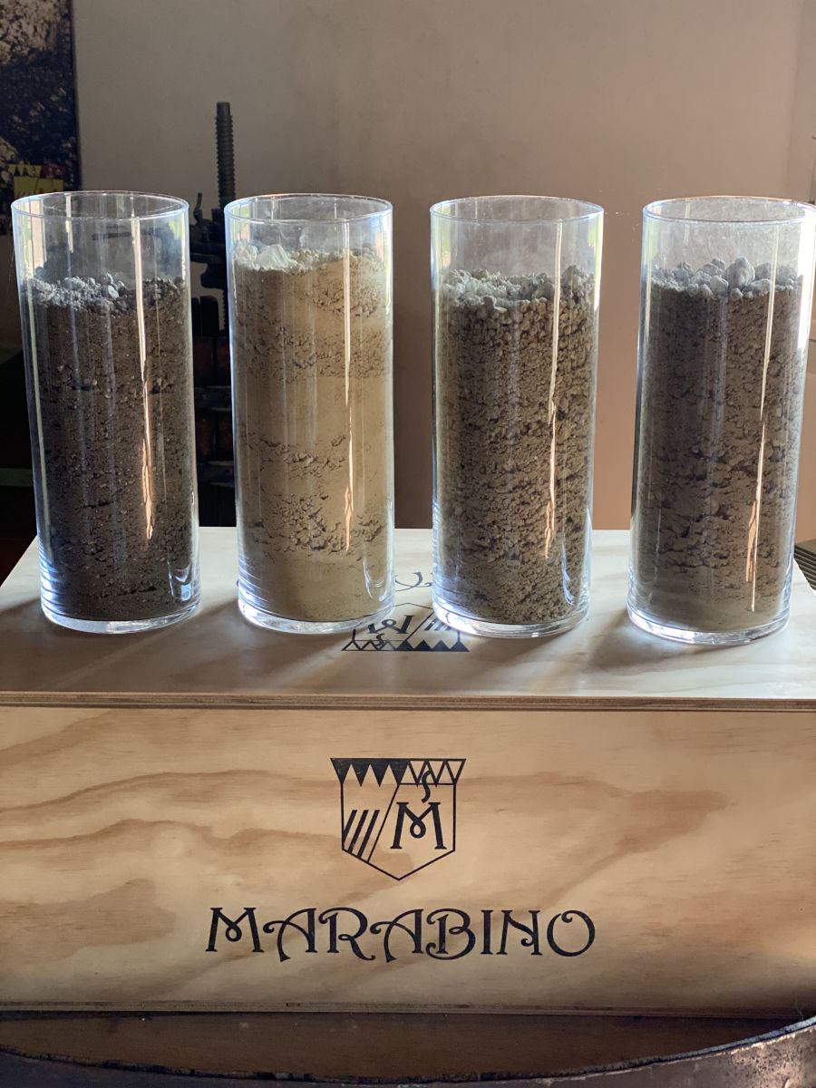 different soils at Marabino